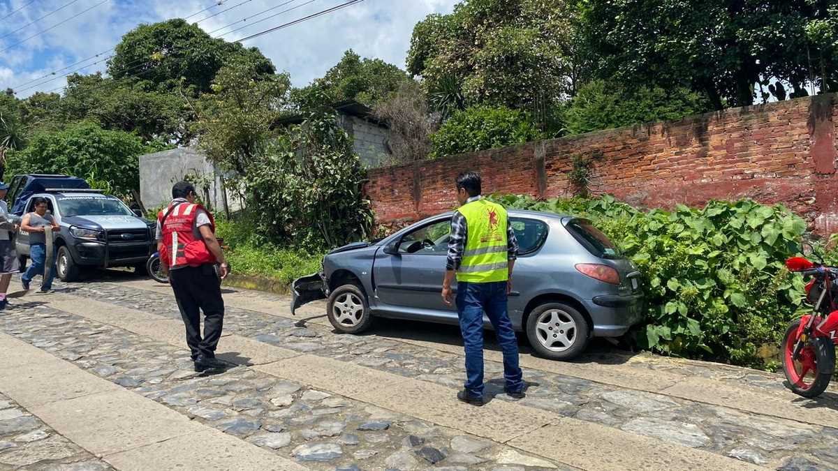 Conductora herida